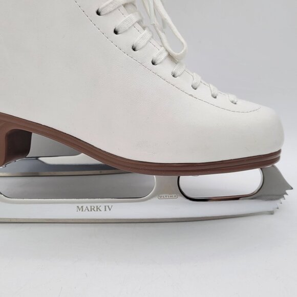 Jackson Artiste Womens Size 7 B Ice Skates Ultima Mark IV Blades White 1790 - Picture 12 of 16